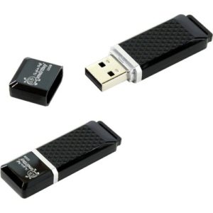 Флешка USB2.0 32Gb SmartBuy Quartz black